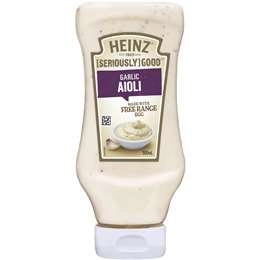 Heinz Seriously Good Mayonnaise Garlic Aioli Mayo 500ml