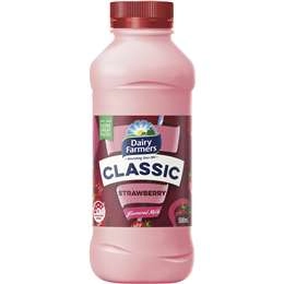 Dairy Farmers Classic Strawberry Milk 500ml