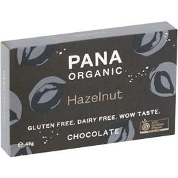 Pana Organic Hazelnut Chocolate 45g