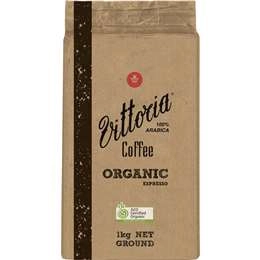 Vittoria Organic Ground Coffee  1kg