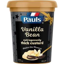 Pauls Premium Thick Vanilla Bean Custard 600g