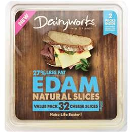 Dairyworks Edam Cheese Slices  500g