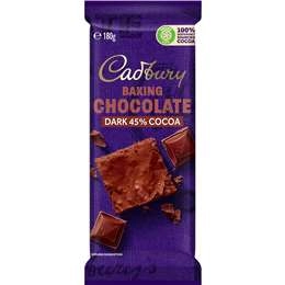 Cadbury Baking Dark Chocolate Block  180g