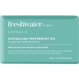 Freshwater Farm Peppermint Oil Energising Body Bar 200g