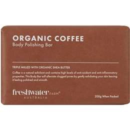 Freshwater Farm Organic Coffee Polishing Body Bar 200g