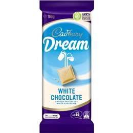 Cadbury Dream White Chocolate Block 180g