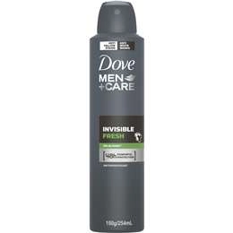 Dove Men+care Invisible Dry Fresh Antiperspirant Aerosol 254ml