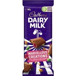 Cadbury Marvellous Creations Popping Candy Chocolate Block 190g