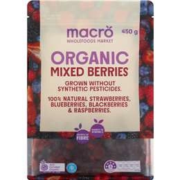 Macro Organic Frozen Mixed Berries 450g