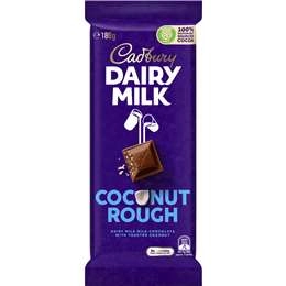 Cadbury Coconut Rough Chocolate Block 180g