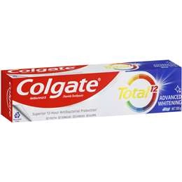 Colgate Total Advanced Whitening Antibacterial Toothpaste 200g