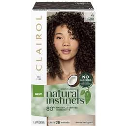 Clairol Natural Instincts Hair Colour 4 Dark Brown Semi Permanent Each