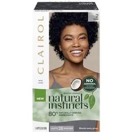 Clairol Natural Instincts 2 Midnight Black Semi Permanent Each