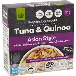 Woolworths Asian Style Tuna Quinoa Salad  185g