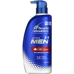 Head & Shoulders Ultramen Old Spice 2in1 Dandruff Shampoo & Conditioner 550ml