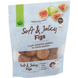 Woolworths Soft & Juicy Figs  250g