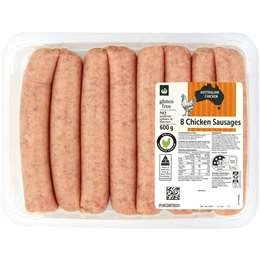 Woolworths Chicken Sausages  600g