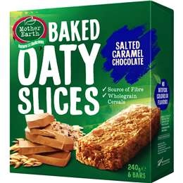 Mother Earth Oaty Slice Salted Caramel  240g