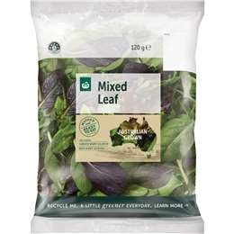 Woolworths Leafy Mix Salad  120g