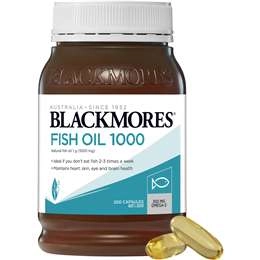 Blackmores Fish Oil 1000mg Omega-3 Capsules 200 Pack