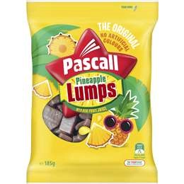 Pascall Pineapple Lumps Chocolate Lollies Snack & Share Bag 185g