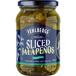 Fehlbergs Jalapenos Pickled 470g