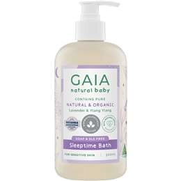 Gaia Natural Baby Bath Wash Sleeptime 500ml