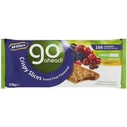 Mcvitie's Go Ahead Crispy Slices Sultana & Forest Fruit (5x3p) 218g