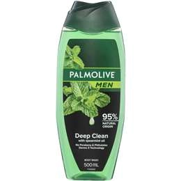 Palmolive Men's Body Wash Shower Gel Deep Clean 500ml