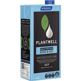 Plantwell High Protein Soy Milk Bone & Gut 1l