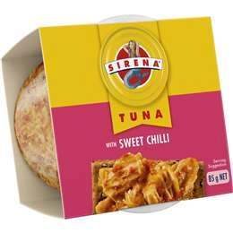 Sirena Tuna Snack Tub Sweet Chilli Snacking 85g