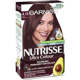 Garnier Nutrisse Hair Colour 4.15 Iced Chestnut Each