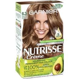 Garnier Nutrisse Hair Colour 6.3 Dark Golden Blonde Each