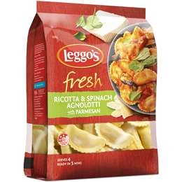 Leggo's Fresh Ricotta & Spinach Agnolotti 630g