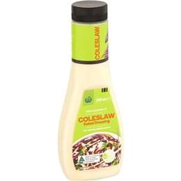 Woolworths Dressing Coleslaw 290ml