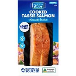 Tassal Hot Smoked Salmon Natural  150g