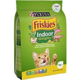 Friskies Adult Indoor Delights Dry Cat Food 1kg