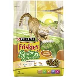 Friskies Adult Senior Splendour Dry Cat Food 1kg