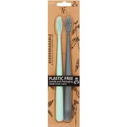 Nfco Bio Toothbrush Assorted 2 Pack