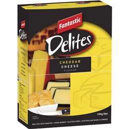 Fantastic Delites Cheddar Cheese Flavour Cheddar Cheese 100g