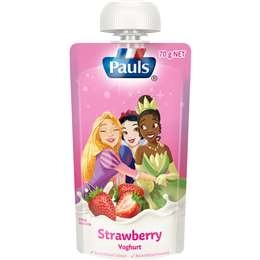 Pauls Kids Yoghurt Pouch Strawberry Princess 70g