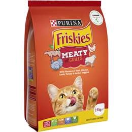 Friskies Adult Meaty Grills Dry Cat Food 2.5kg