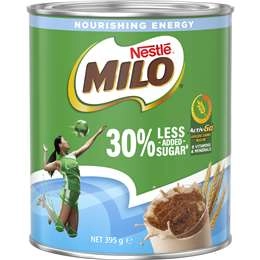 Nestle Milo 30% Less Added Sugar 395g