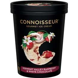 Connoisseur Ice Cream Raspberry White Chocolate Tub 1l