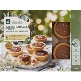 Woolworths Salted Caramel Tarts  6 Pack