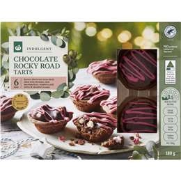 Woolworths Chocolate Rocky Road Tarts 6 Pack