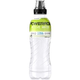 Powerade Active Water Lemon Lime Sports Drink Sipper Cap 600ml