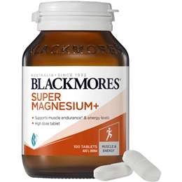 Blackmores Super Magnesium+ Muscle Health Vitamin Tablets 100 Pack