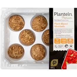 Plantein Premium Plant Based Meatballs 200g