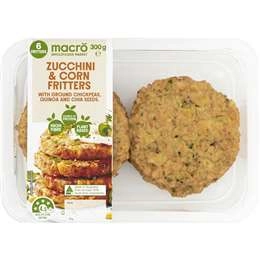 Macro Zucchini & Corn Fritters  6 Pack